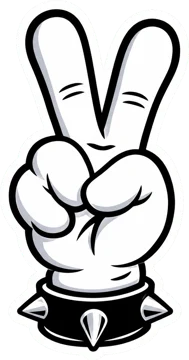 oh dear, look at this middle finger glove. isn't it lovely