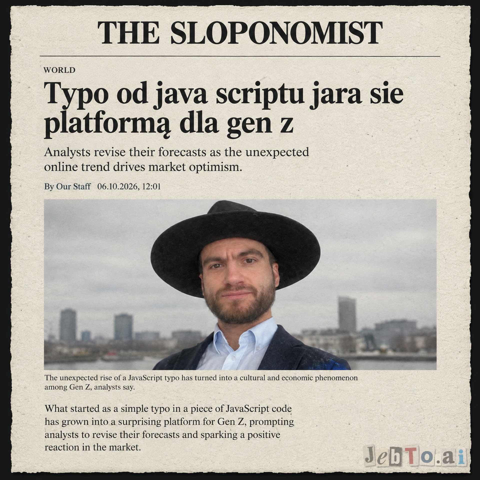 Picture for this fake news story