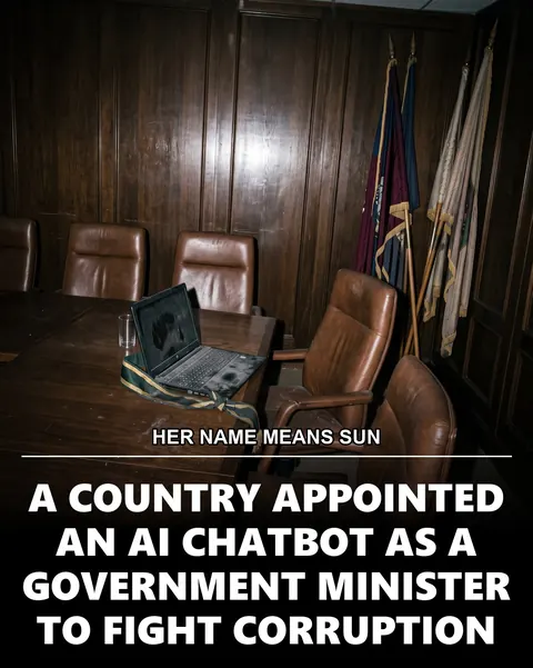 A COUNTRY APPOINTED AN AI CHATBOT AS A GOVERNMENT MINISTER TO FIGHT CORRUPTION