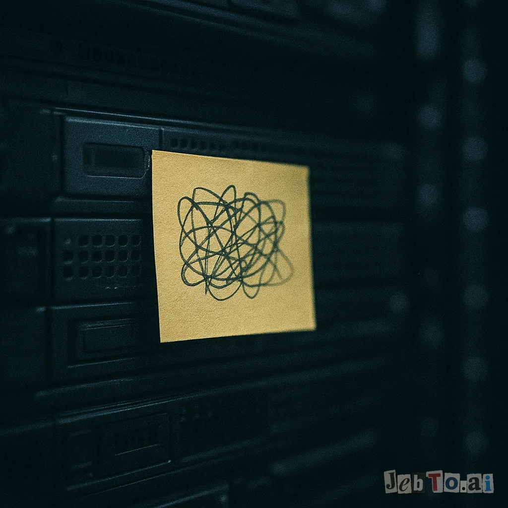 A sticky note on a server reading UNTIL FURTHER NOTICE.