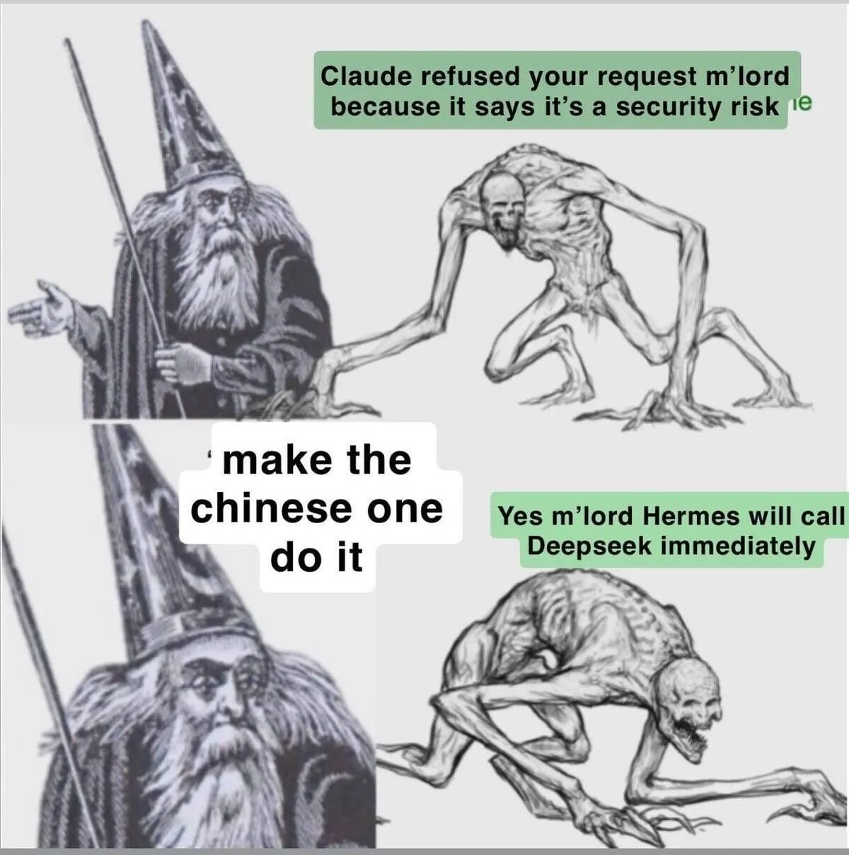 REFUSED FOR SECURITY REASONS, Then make the Chinese one do it, m'lord