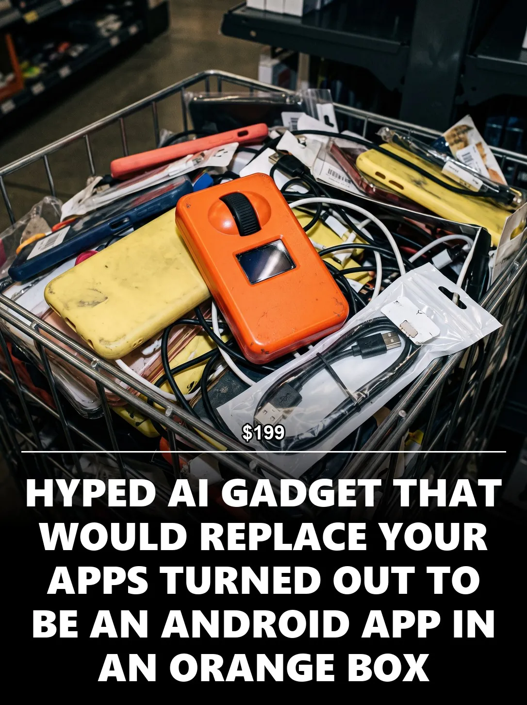 $199, HYPED AI GADGET THAT WOULD REPLACE YOUR APPS TURNED OUT TO BE AN ANDROID APP